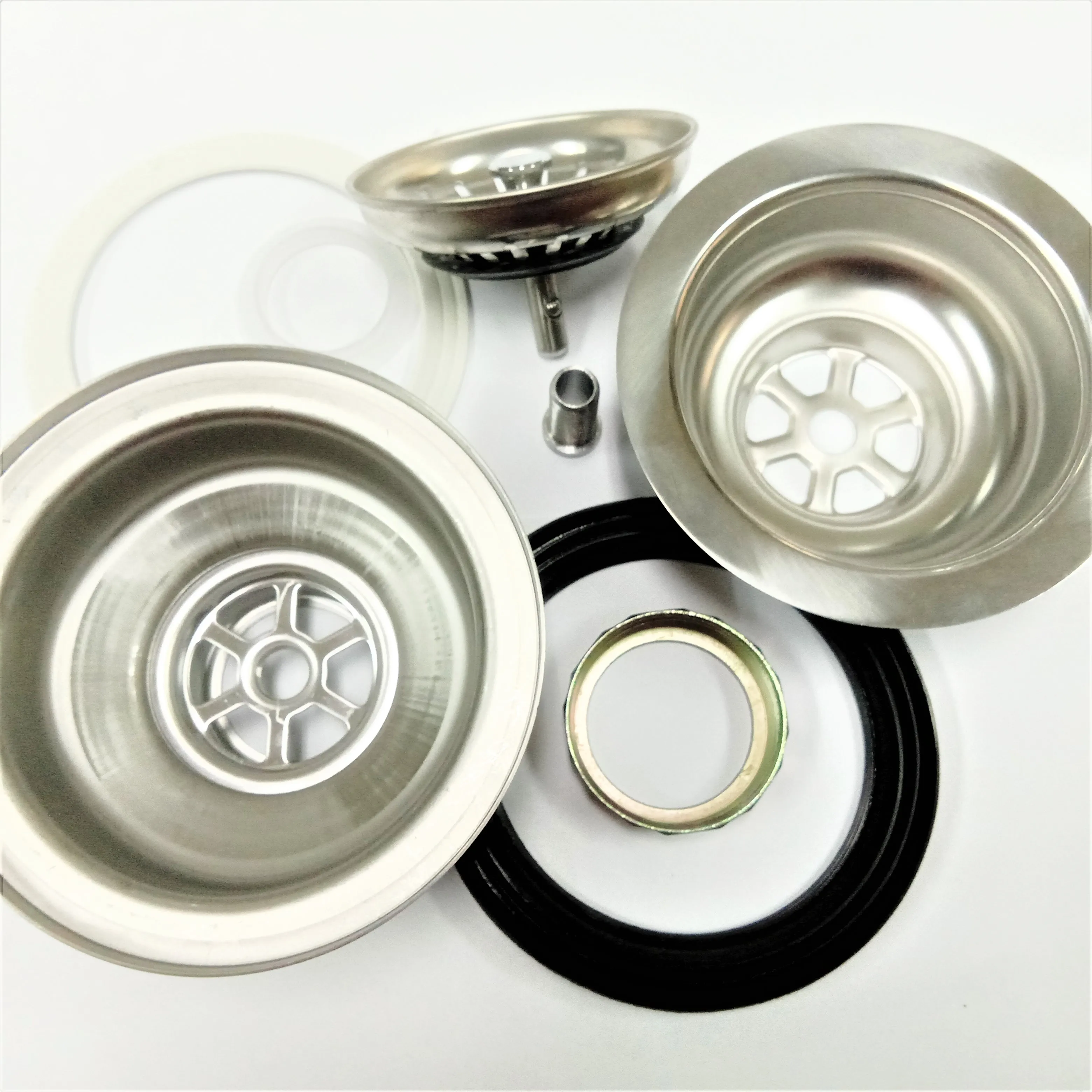 Корзина из нержавеющей стали сетка для раковины кухни или бара ванной комнаты туалета LB-9146