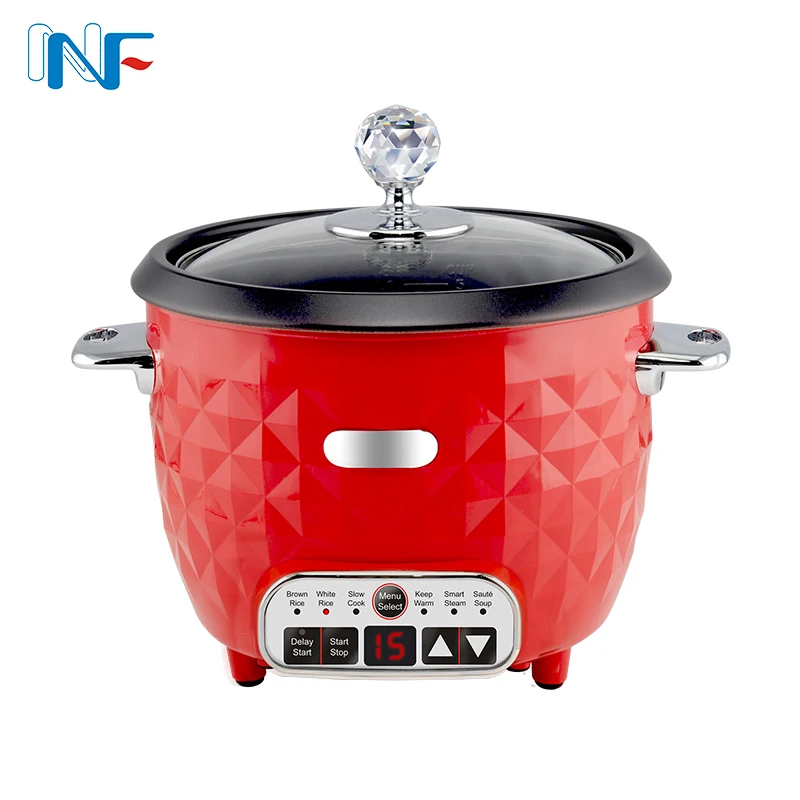 Bangladesh One Person Sharp Red Rice Cooker with 110 220 Volt