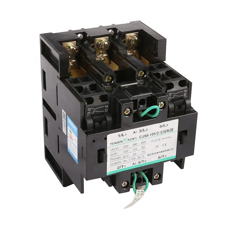CJX8-12 Elevator 3 Pole Mini Magnetic Ac 5a 380v Contactors