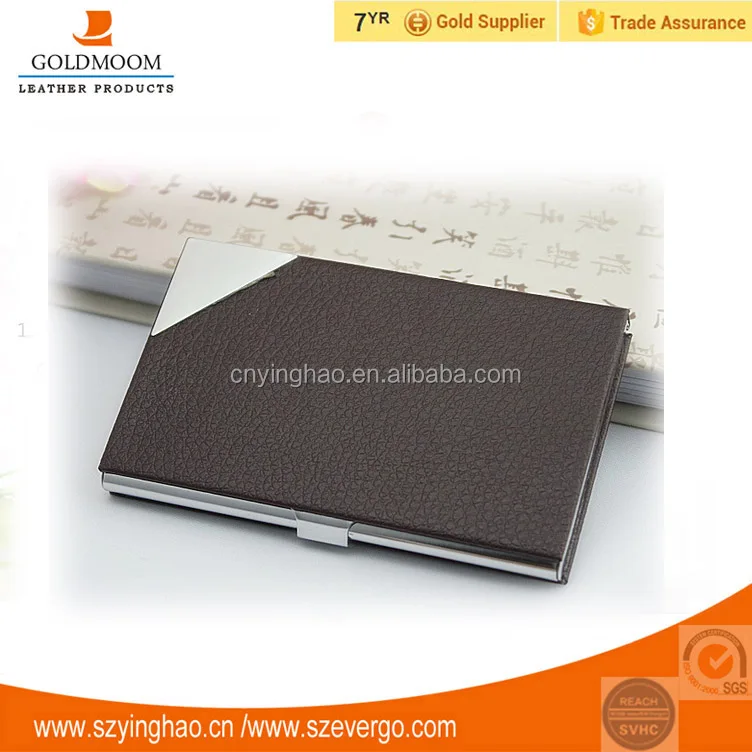 Оптовая продажа Металла Бизнес-Карты Держатель Из Нержавеющей Стали