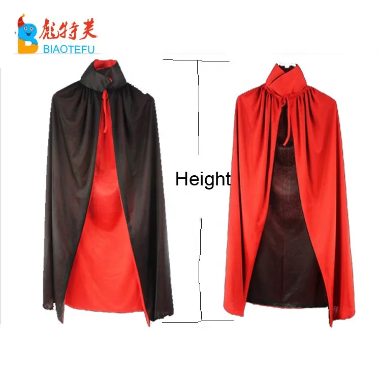 cheap halloween vampire red black cape for party