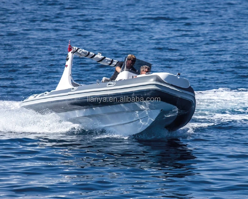 Liya 580 luxury inflatable Hypalon rib boats with outboard motor