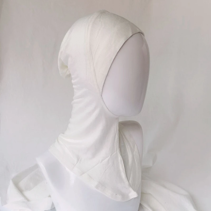 Full Cover Inner Muslim Cap Hijab Underscarf 100% Jersey Modal Plain Soild Color Islamic Head Wear Hat Underscarf Inner Hijab
