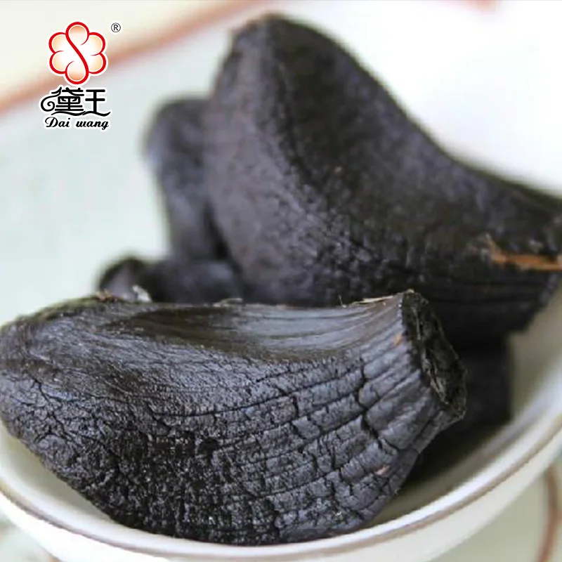 Fermented whole bulb Peeled  Black Garlic Professional Export manufacturer for free sample OEM