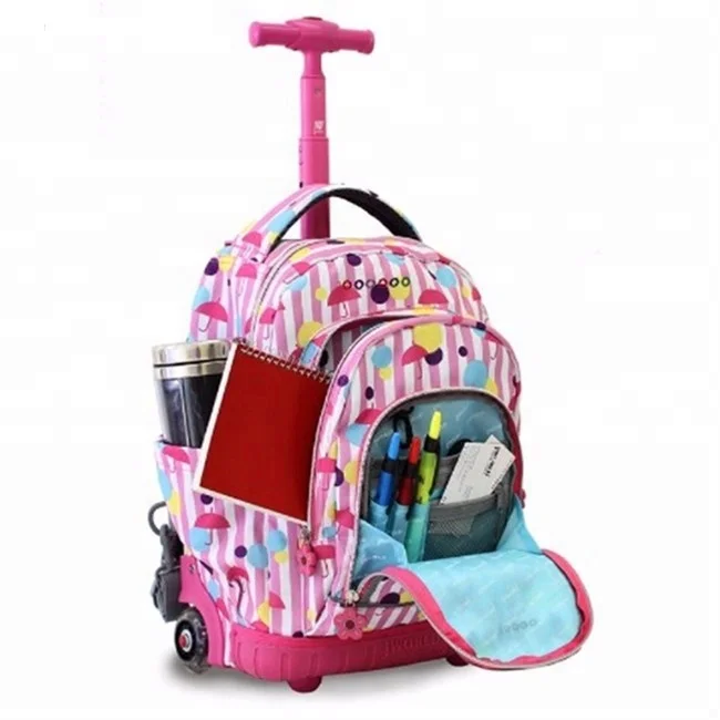  Promotional items for 2019 High Quality Fashion Kids kids school trolley backpack With