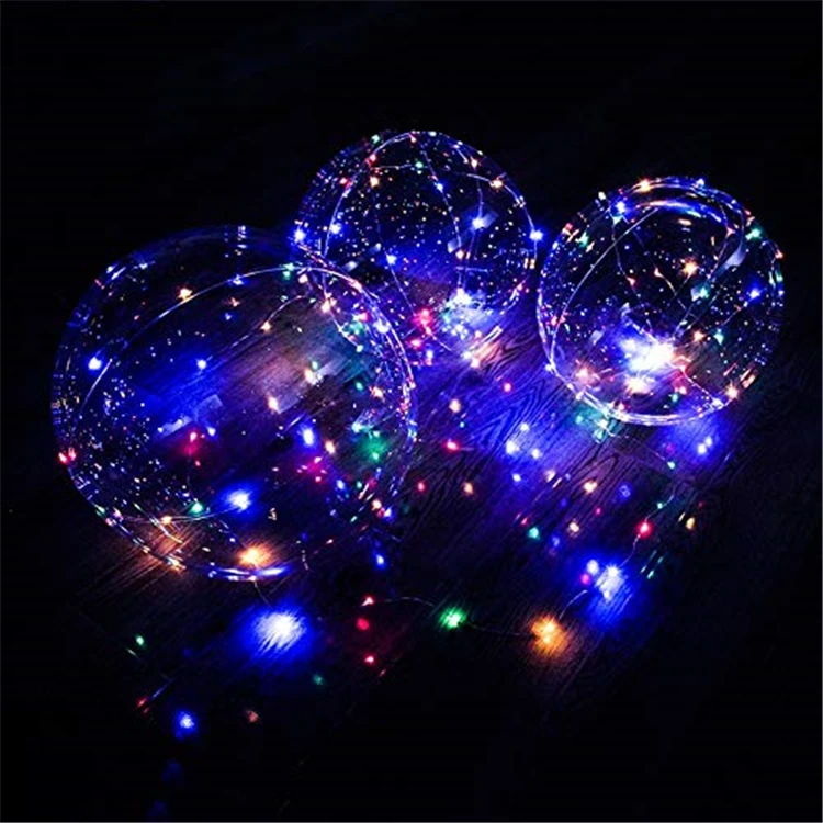 Factory Wholesale Festival Christmas Glowing Led Balloons Flashing