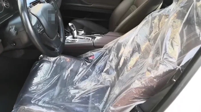 Plastic Cover Car Seat Cover