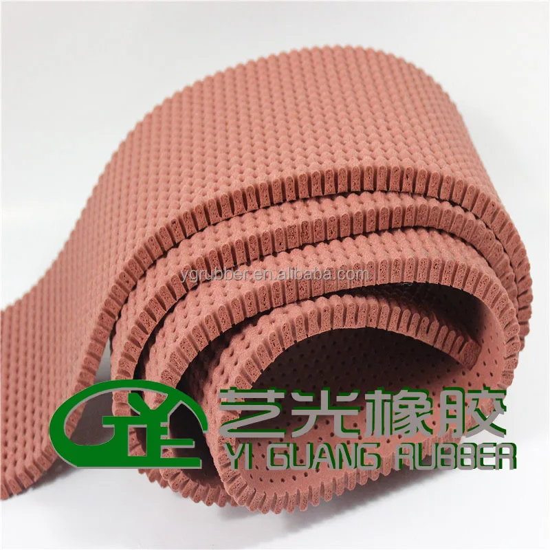 Factory supply wash resistance Silicone foam rubber sheets with holes