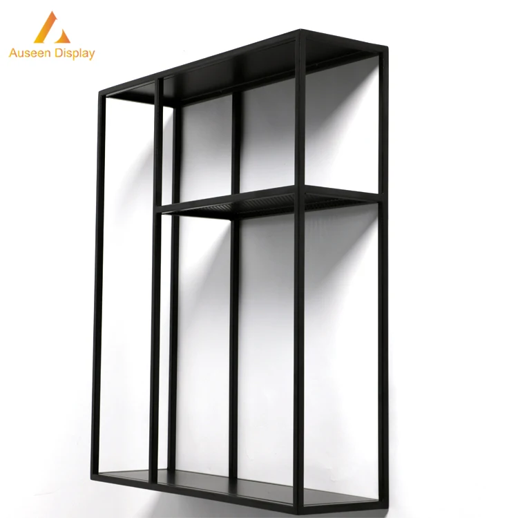 
Light duty metal home furniture wall rack and shelf for storage and display 