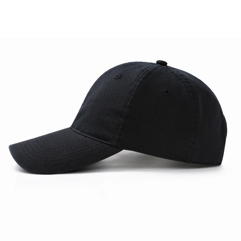 Men s Dad Hats Black Plain