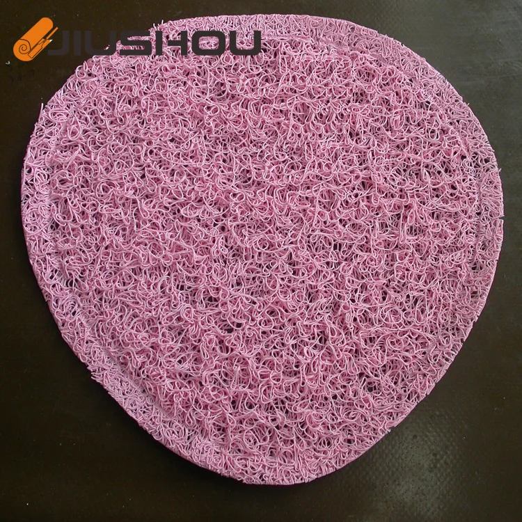 
Plastic rubber toilet anti-slip urinal floor mat set 