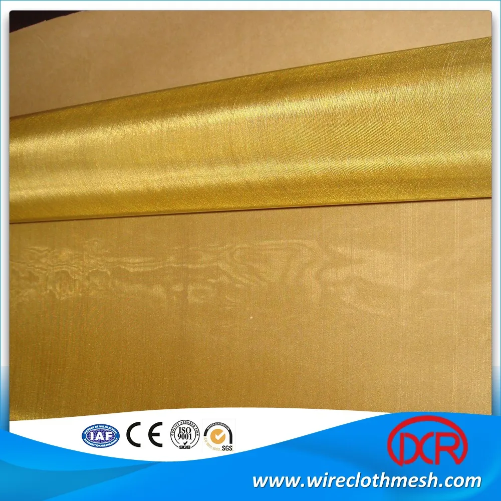 Латунная проволока сетка сделать простой сплетенные медной проволоки ткани и