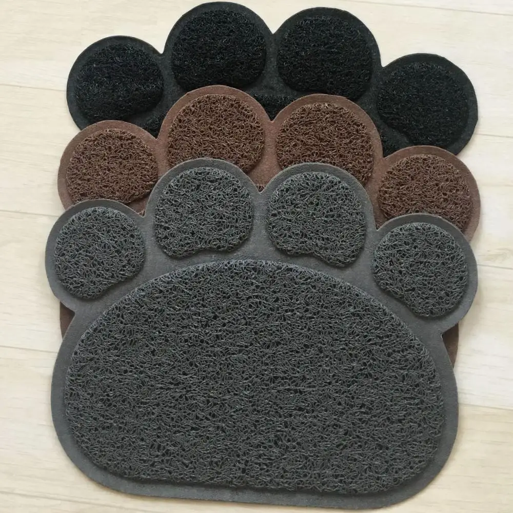 Eco-friendly pvc pet cat litter mat food mat