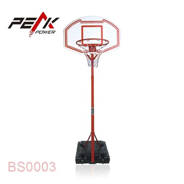 PeakPower Portable Adjustable Outdoor Movable Basketball Hoop Basketball Stand