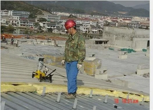 roof panel seamer zip lock for standing seam roofing seaming machine for standing seam