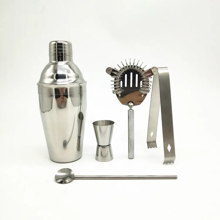 
5-piece stainless steel cocktail set 
