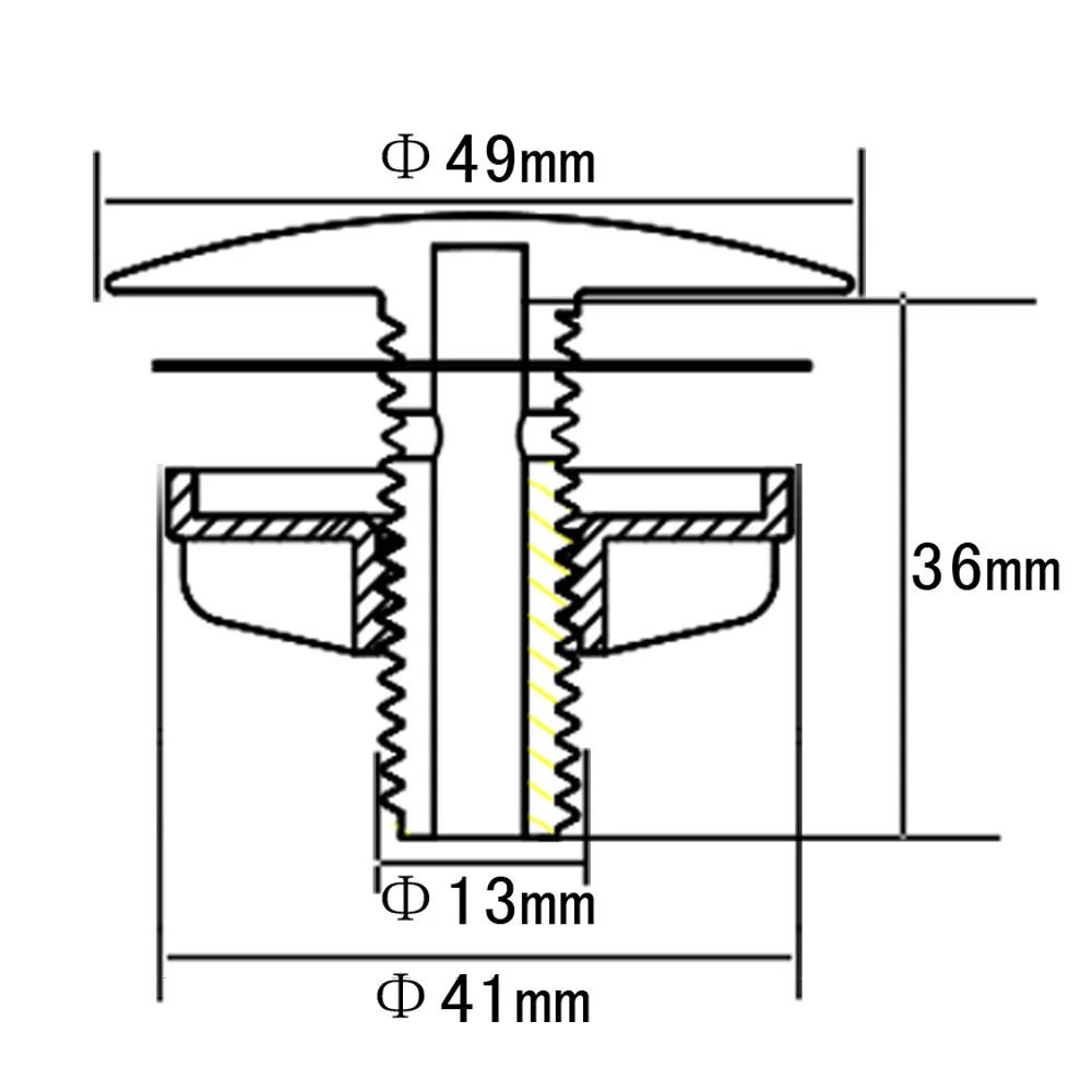ABS PLATING Sink tap hole Plug Cover for stainless steel sink