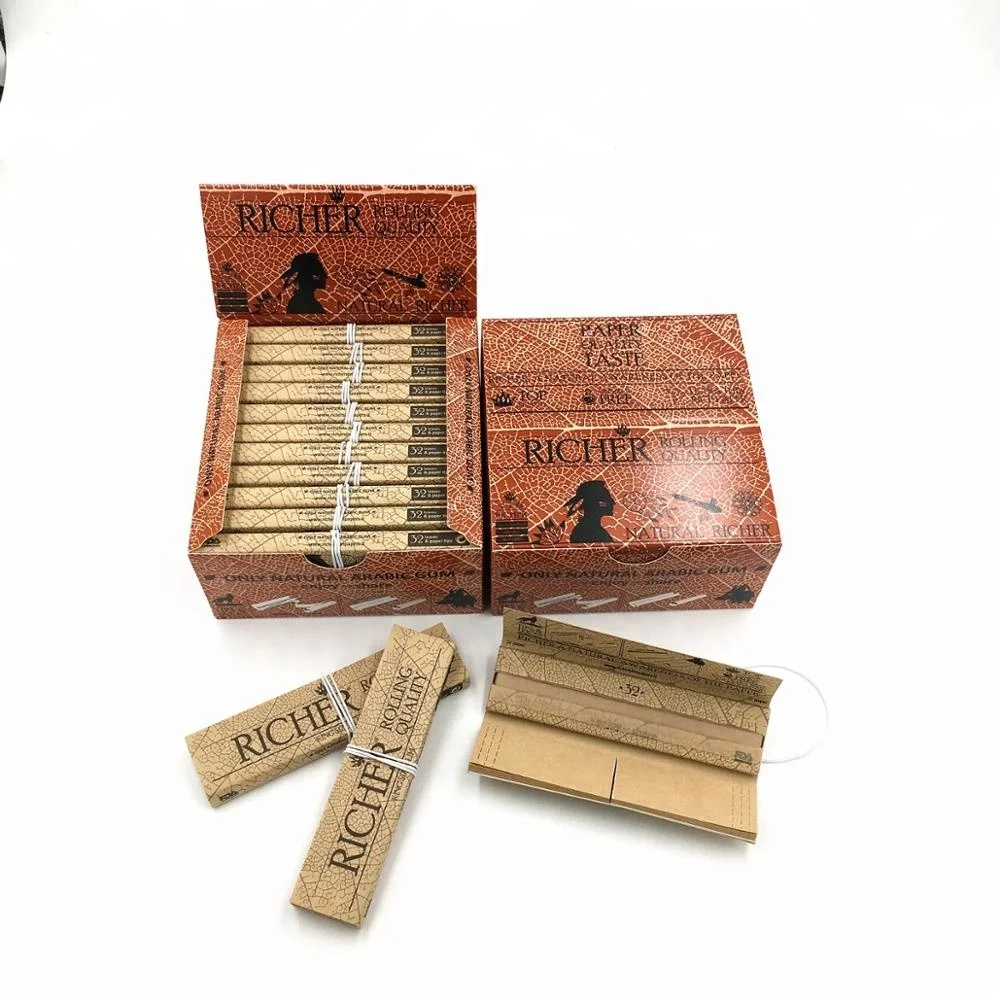  Richer/OEM hemp king slim size(107mm*44mm) smoking rolling