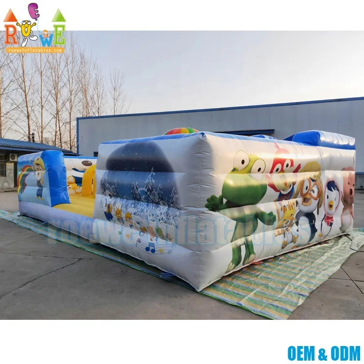 
Pororo inflatable bouncer PVC large inflatable bounce house KBS inflatable bounce house 