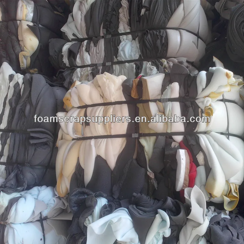 high quality waste foam sponge scrap for rebond mattress/sofa/bed Recycled Plastic Furniture Foam Sponge Scrap