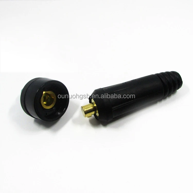 EURO style China factory welding Cable Connector plug and sockets