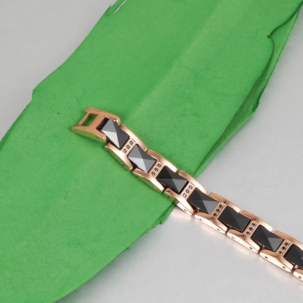 Energinox Manufacturer Trendy Bio Element Energy Jewelry Germanium Magnetic Ceramic Bracelet