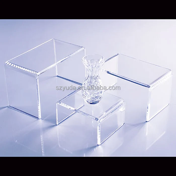 Home Premium Green Edge Acrylic Keyboard Cover Riser Glass Green Acrylic U Shaped Computer Monitor Stand Range