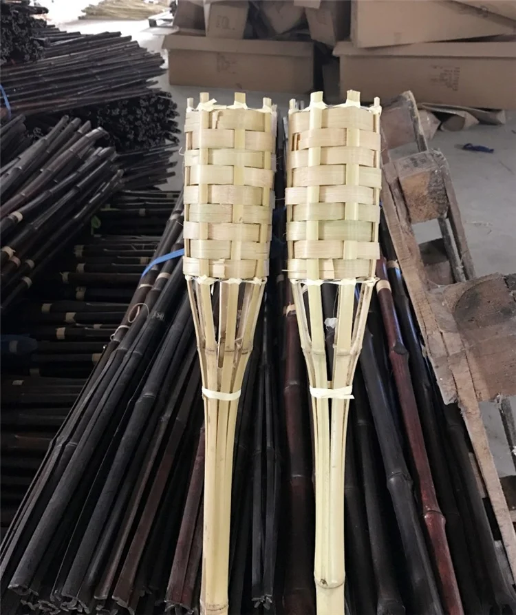 
Бамбуковый фонарь для защиты окружающей среды/Товары для кемпинга Наружное освещение кемпинговый Керосиновый Фонарь ручной работы Kiki torch 