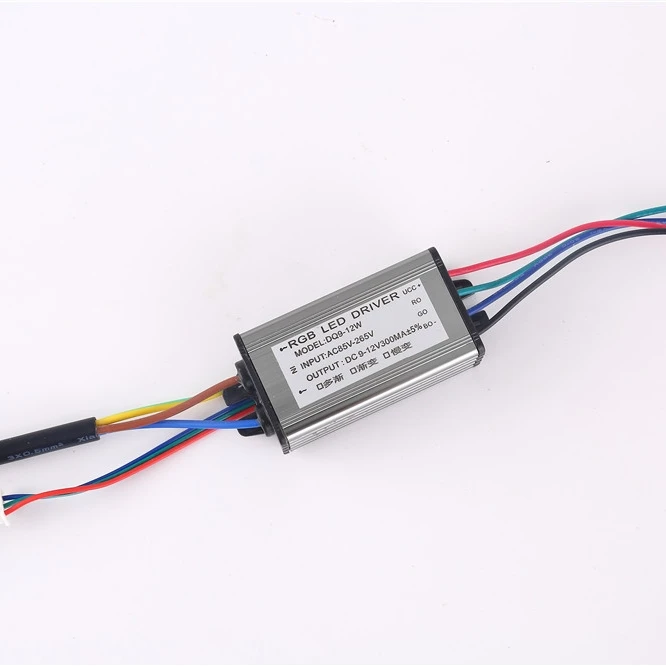 constant current led lighting fixture waterproof ip65 10W rgb led power supply