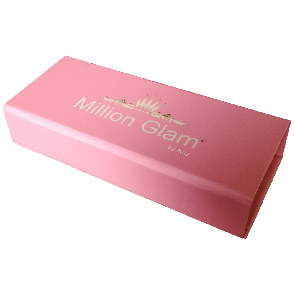 custom handmade hard eyelash box and cheap eyelash box packaging with white PVC tray for eyelash packaging