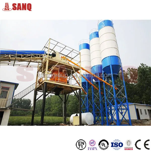 Factory Outlet After-sales Guarantee Ladder-type Hopper Prefabricated Concrete Mixing Plant for Sale