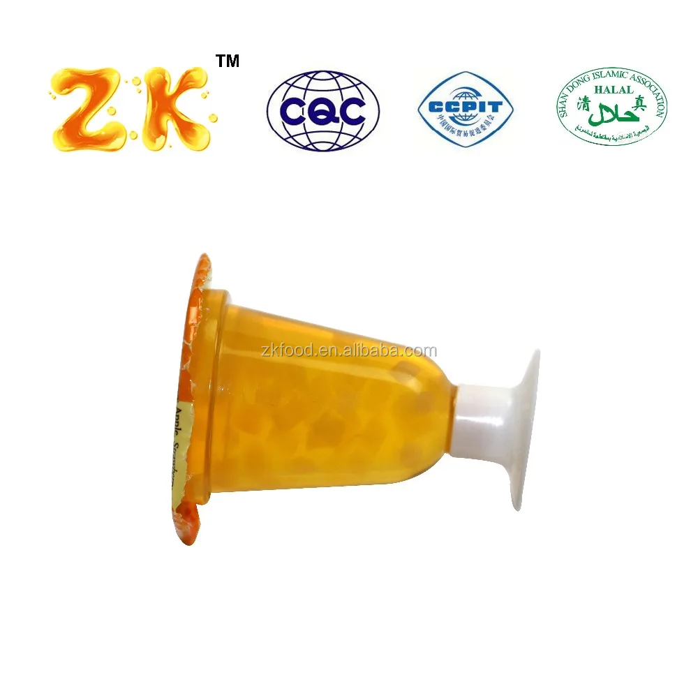 Red penguin jar wine cup jelly candy with coconut