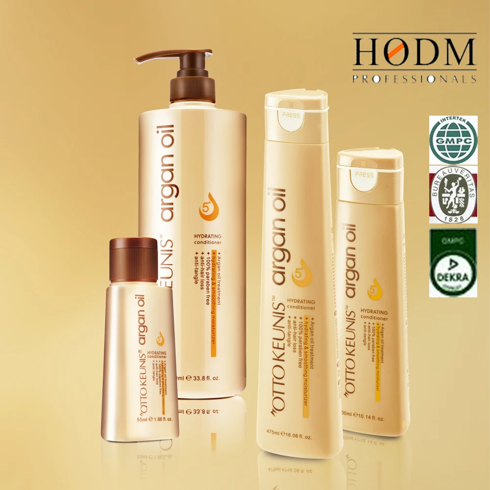 Отто каунис HODM 300 мл, 475 мл и 1000 мл, оптовая продажа, без сульфата, аргановое масло, увлажняющий крем для волос