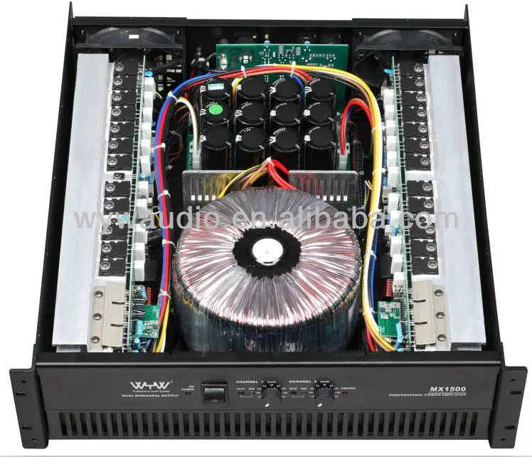 OEM, ODM pro amplifier MX1500, high power,Class H