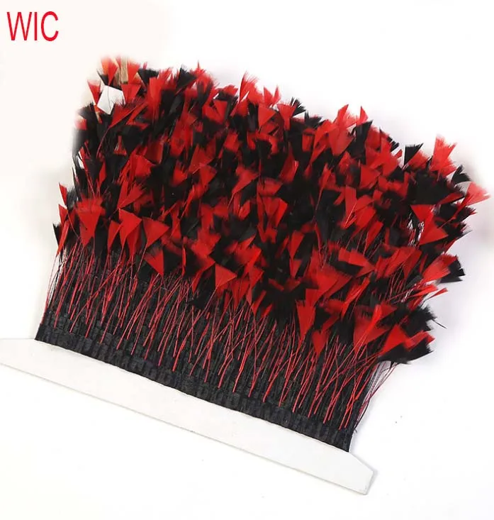 China Manufacturer Goose Biot-Stripped Cocktail Fringe  Feather Trim