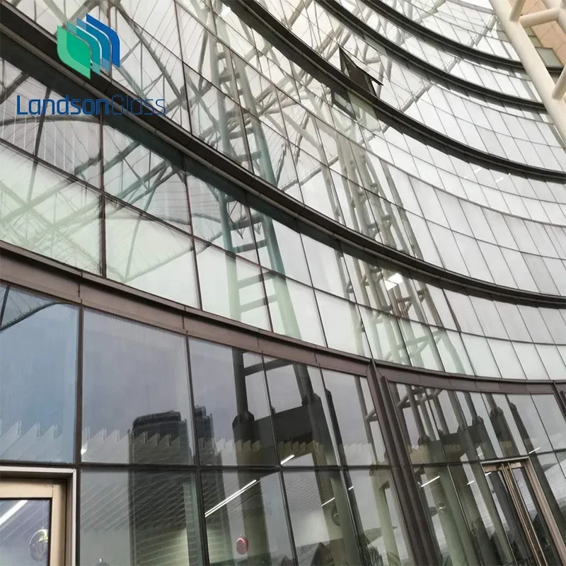 44.1mm 55.2 mm Acoustic Laminated Glass Price Per square Metre