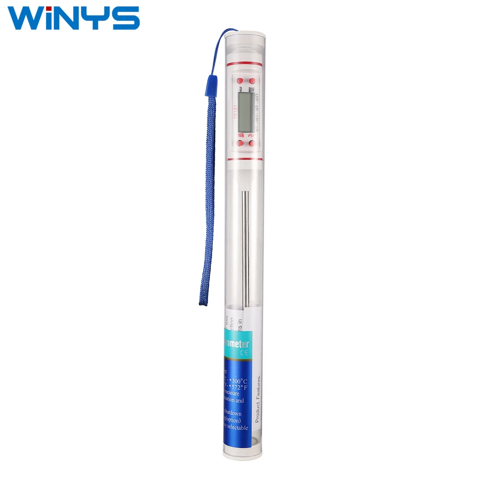 
Tp-101 Digital Meat Thermometer Cooking Food Kitchen Bbq Probe Water Milk Oil Liquid Oven Thermometer Digital Tp101 