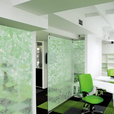 Eco-decorative Resin Translucent 3D Bamboo Wall Panel