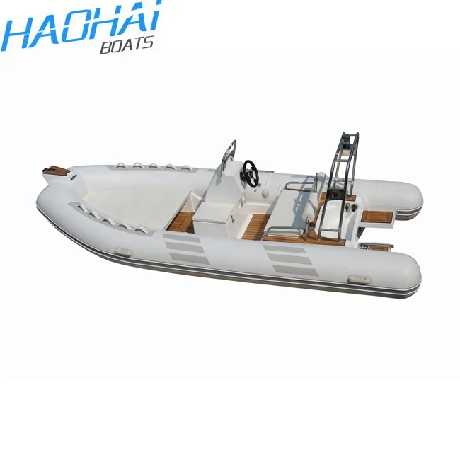 CE 4.8M Fiberglass Center Console Inflatable Used Fishing Boats with Outboard Motor for Sale