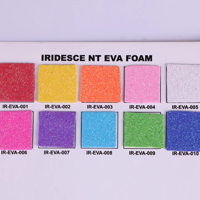 High Density EVA Foam Tablet Molded Product Adhesive Glitter EVA Foam Sole Sheet