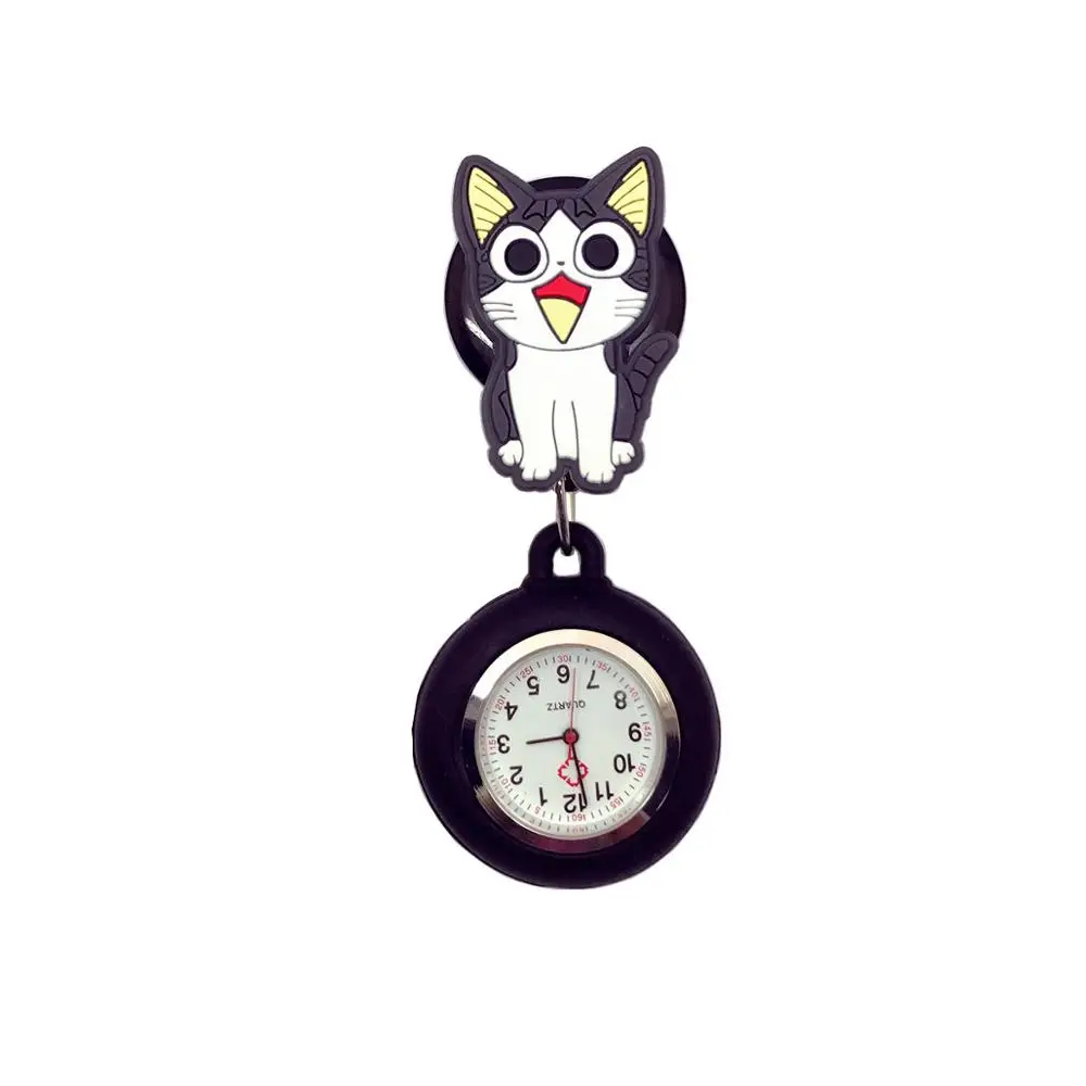 Cartoon watches for nurses pin nursing pocket watch