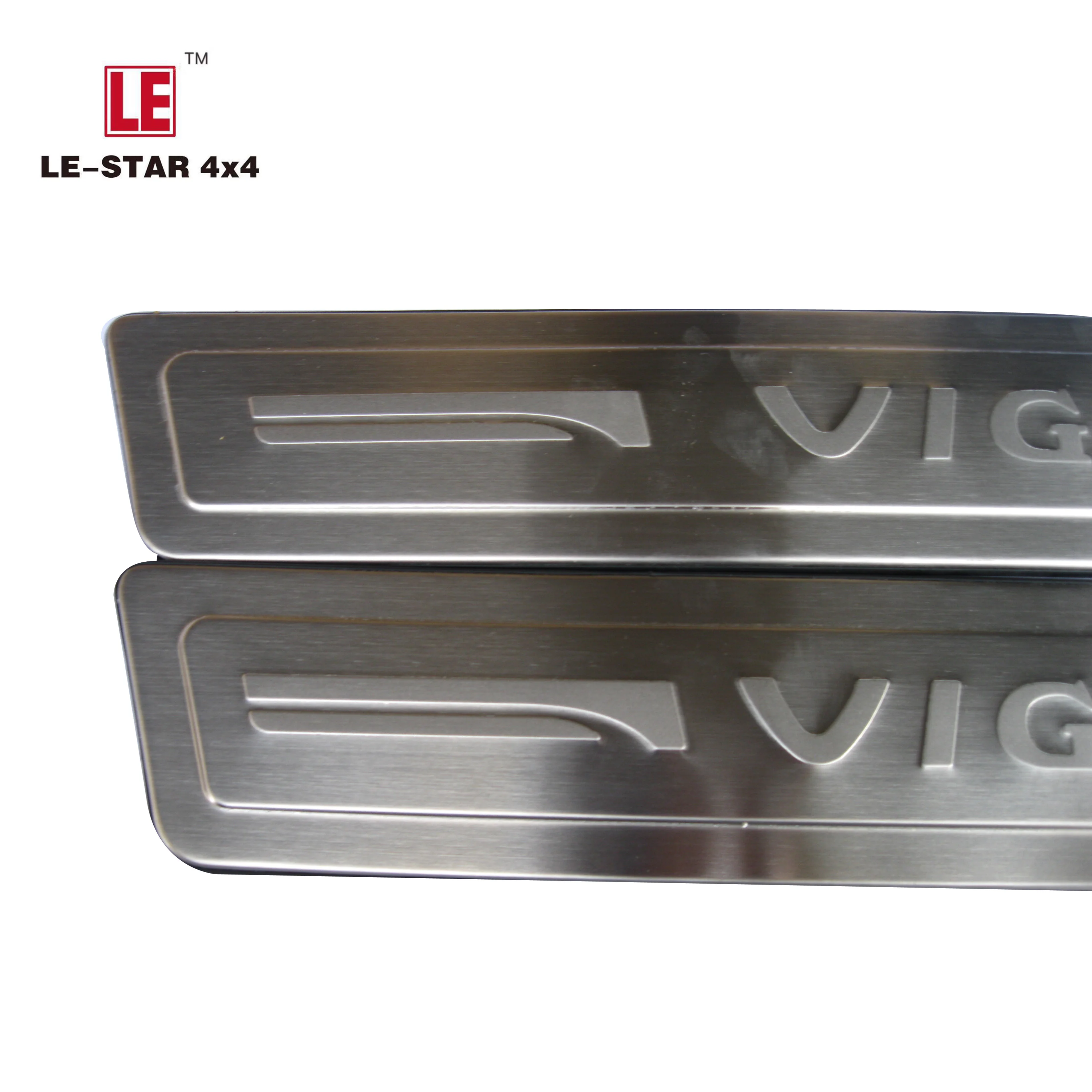 LE-STAR 4X4 AUTO SPARE PARTS DOOR SILLS PLATE MOVING SILL SCUFF PLAT FOR HILUX VIGO