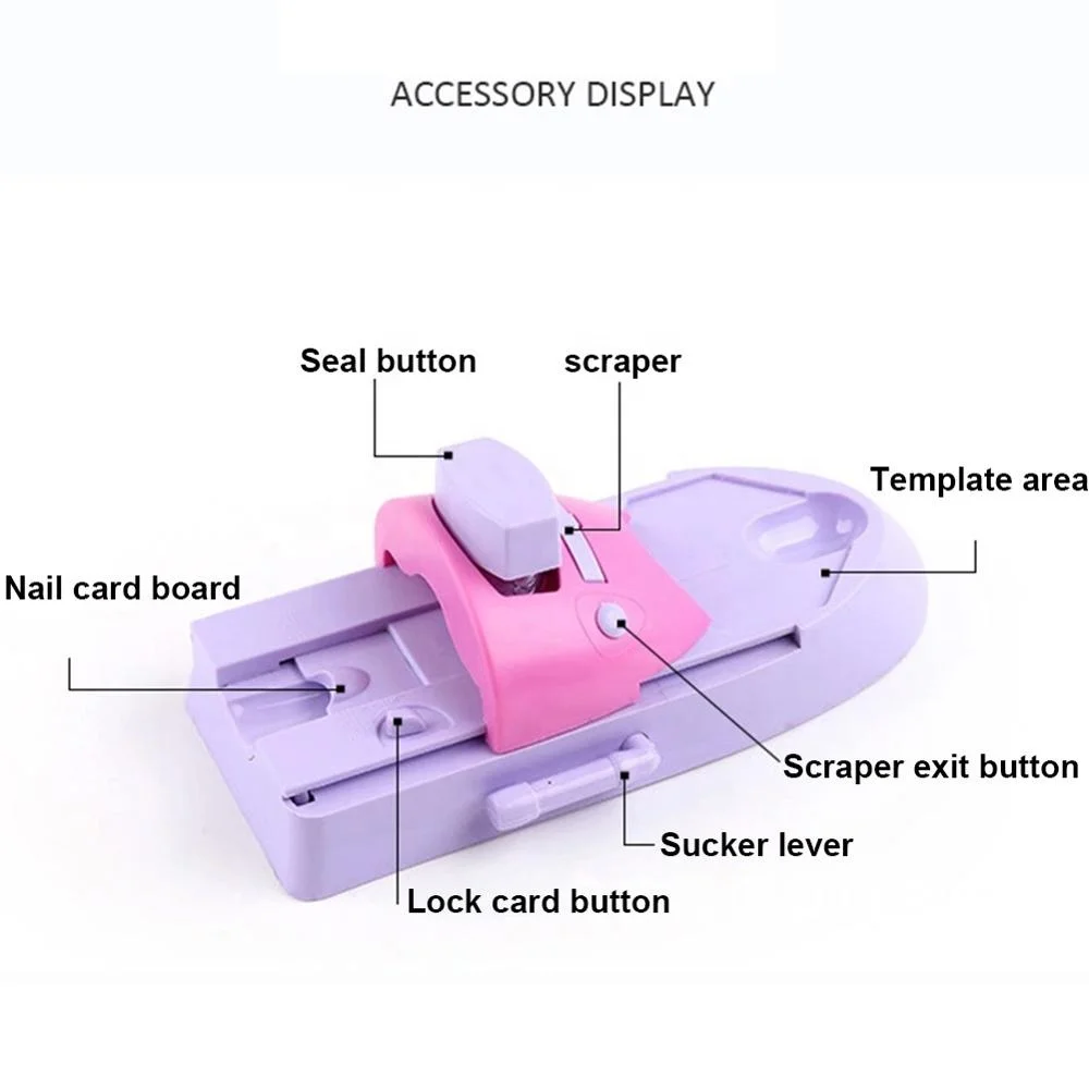 DIY nail art printing machine for stamping nail art nail printer