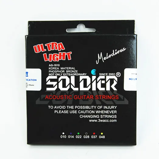 Ultra light phosphor bronze Acoustic Guitar Strings