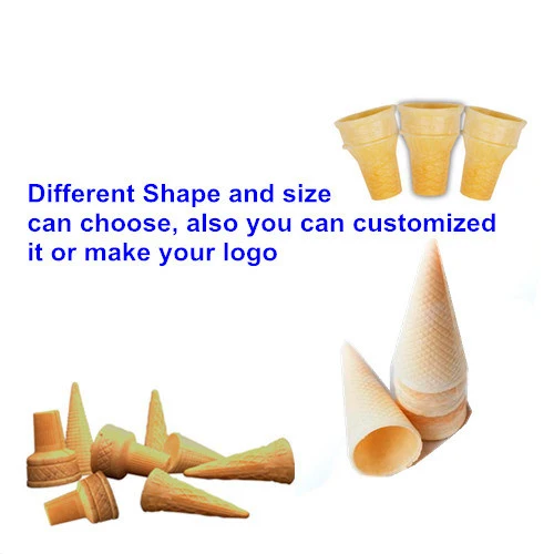 Commercial Different Shape Ice Cream Cone Wafer Machine Ice Cream Cone Making Machine