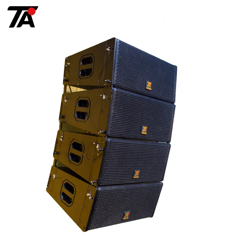 Dual 8 inch Compact Sound System Speakers Line Array