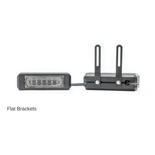 Interior Mount Amber Warning Visor Light Emergency Strobe Deck Dash Led Truck Light for car