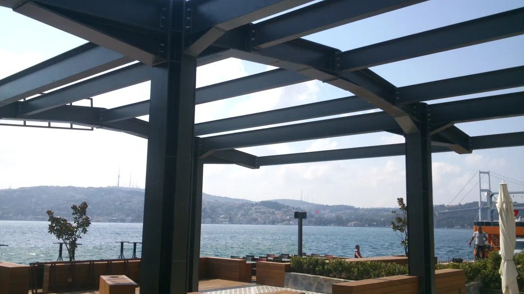 Steel Structure Multi-story Wide-span Commercial Buildings Shops Stores Cafes Restaurants CE | ISO | EN