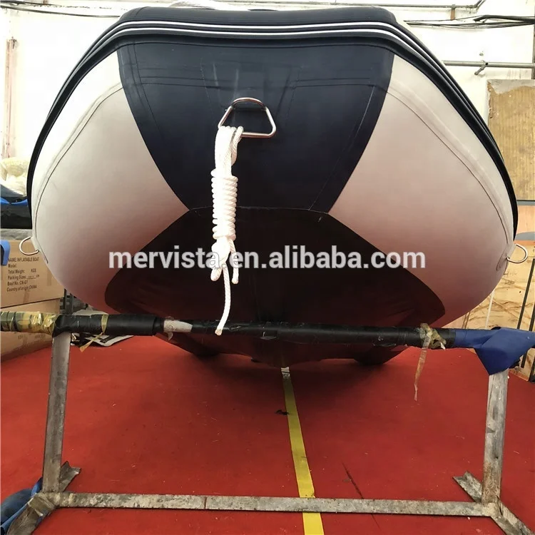 2018 New Product High Quality PVC Inflatable rubber boats with motor outboard PVC boat aluminium floor for sale