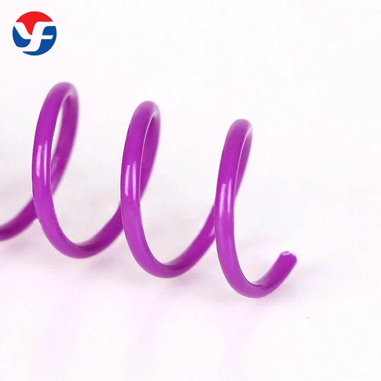 Eco-friendly PVC Plastic Coil Ring Plastic Spiral Ring Plastic Spirals for Binding
